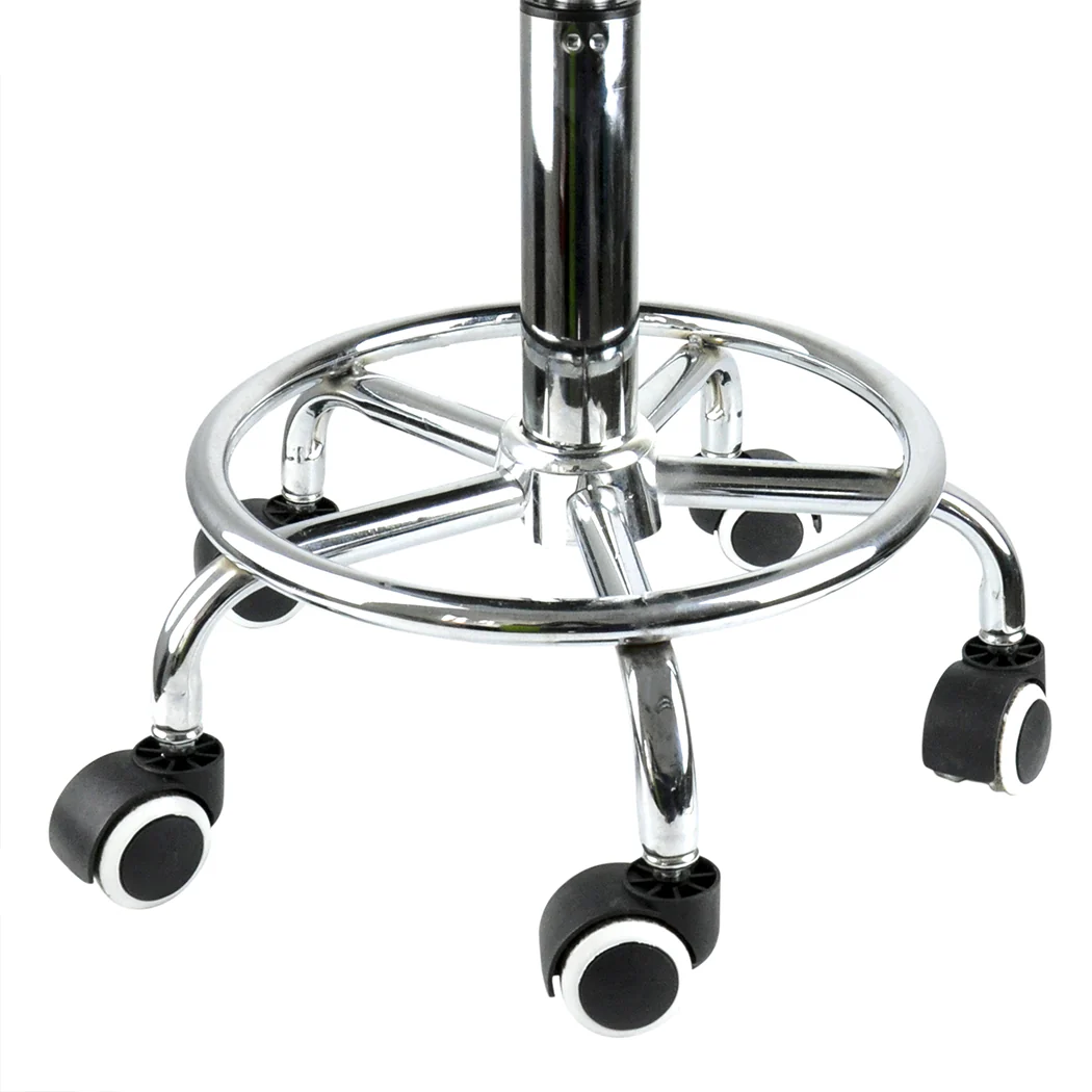 Levede 2x Barstool Swivel Salon Hairdressing Teal - Image 5