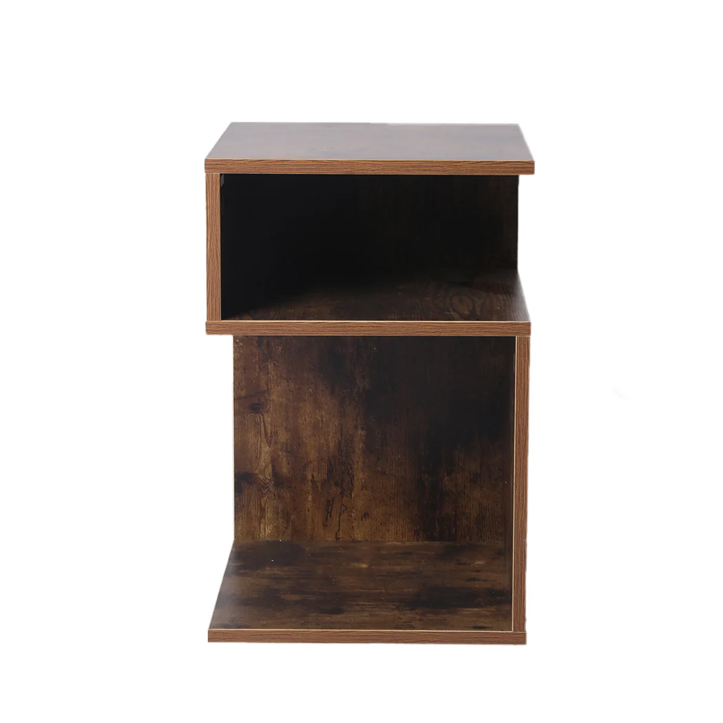 Levede 2x Bedside Tables Wood Side End Oak