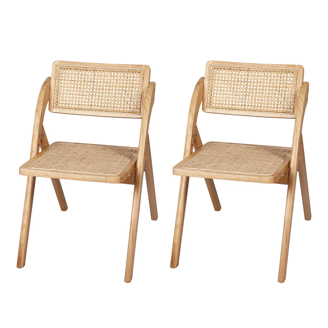 Levede 2X Dining Chairs Foldable Accent Clear - Image 8