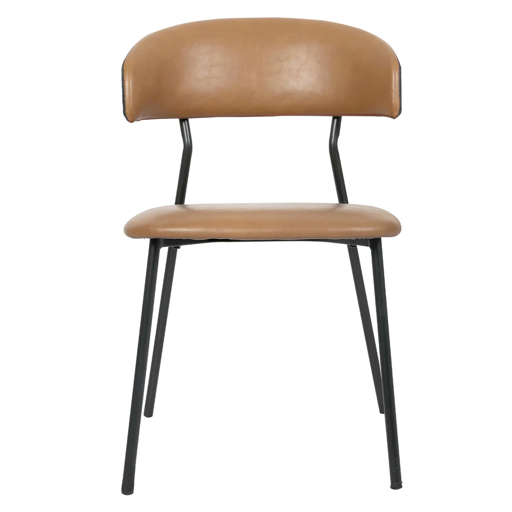Levede 2x PU Leather Dining Chairs Kitchen Lounge