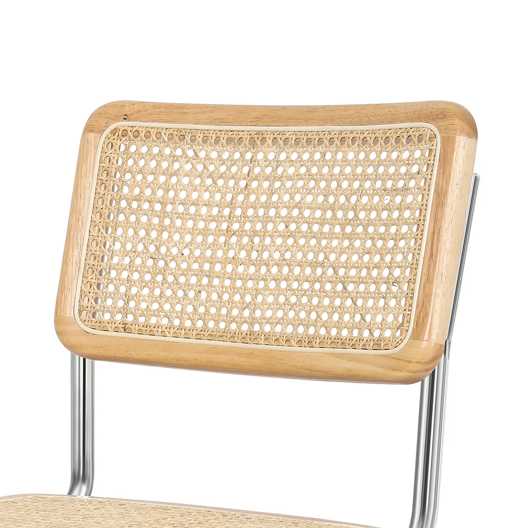 Levede 2x Rattan Chair Dining Chairs - Image 3