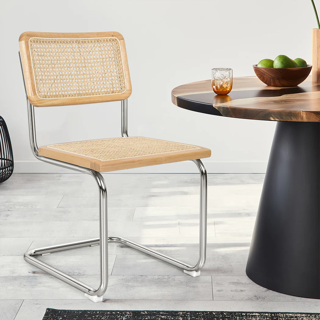 Levede 2x Rattan Chair Dining Chairs - Image 6