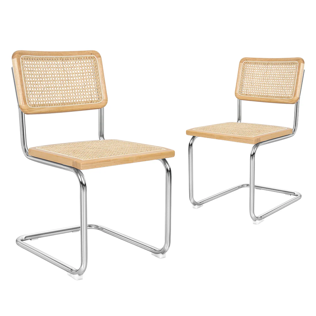 Levede 2x Rattan Chair Dining Chairs - Image 8
