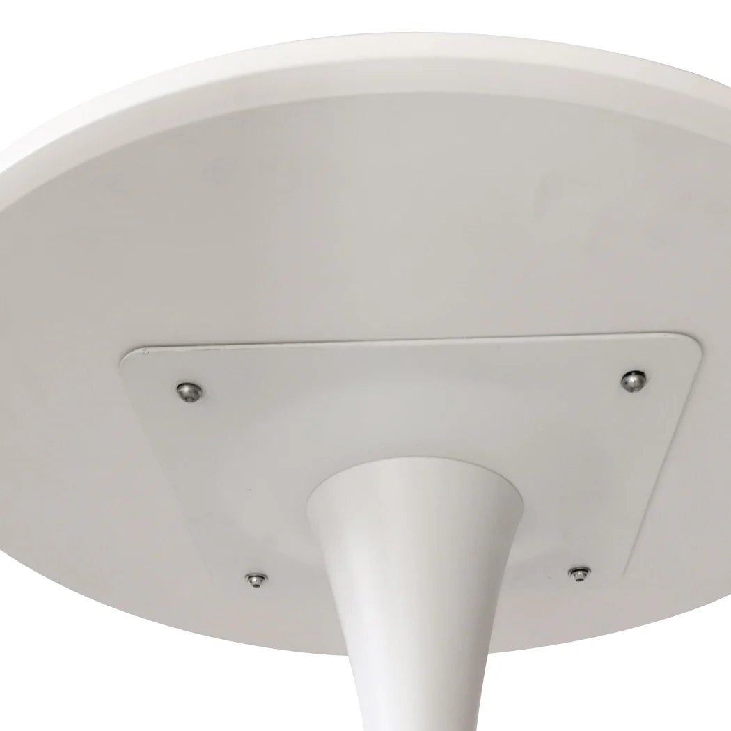 Levede 2x Round Bar Table Pub Tables White - Image 5