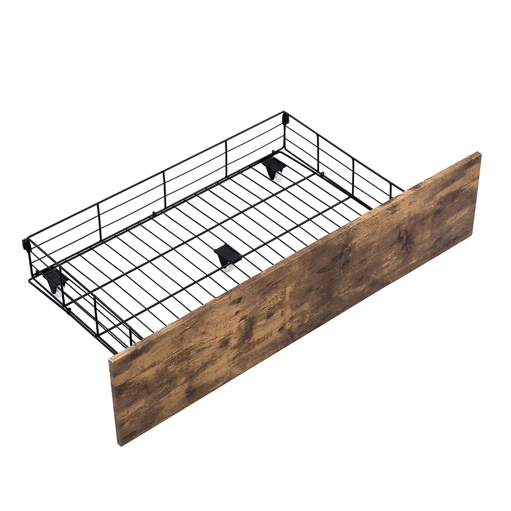 Levede 4 Double Bed Frame Storage Drawers - Image 5