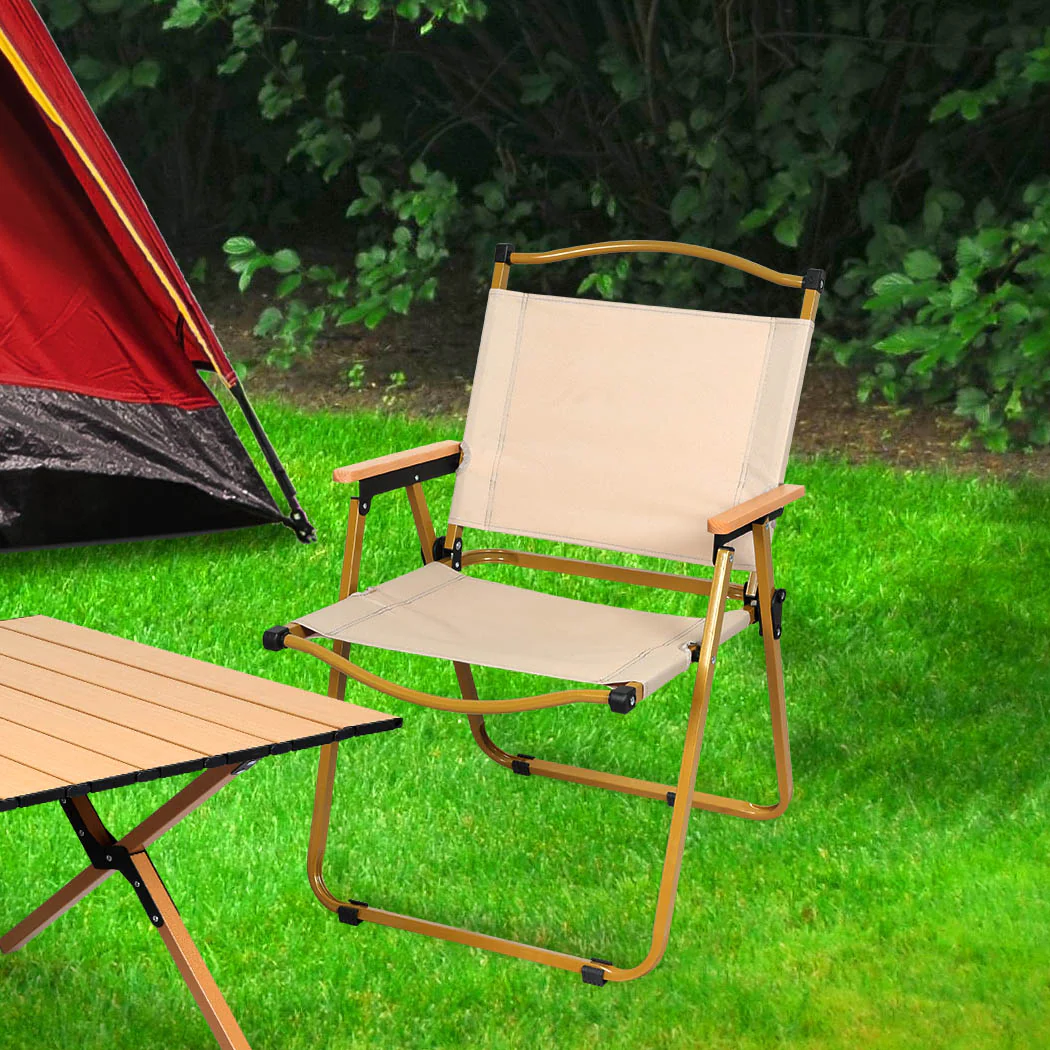 Levede 4PCS Camping Chair Folding Outdoor - Image 6