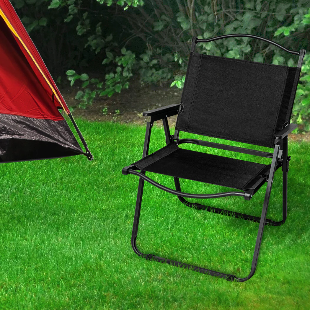 Levede 4PCS Camping Chair Folding Portable - Image 6