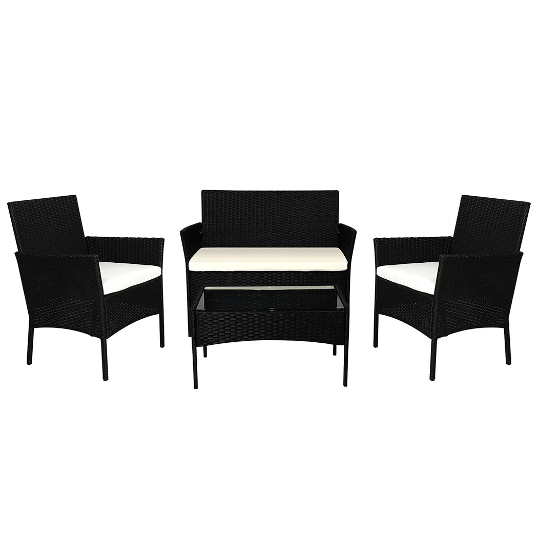 Levede 4PCS Outdoor Furniture Setting - Image 8