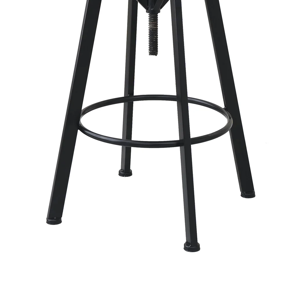Levede 4x Bar Stool Industrial Adjustable - Image 5