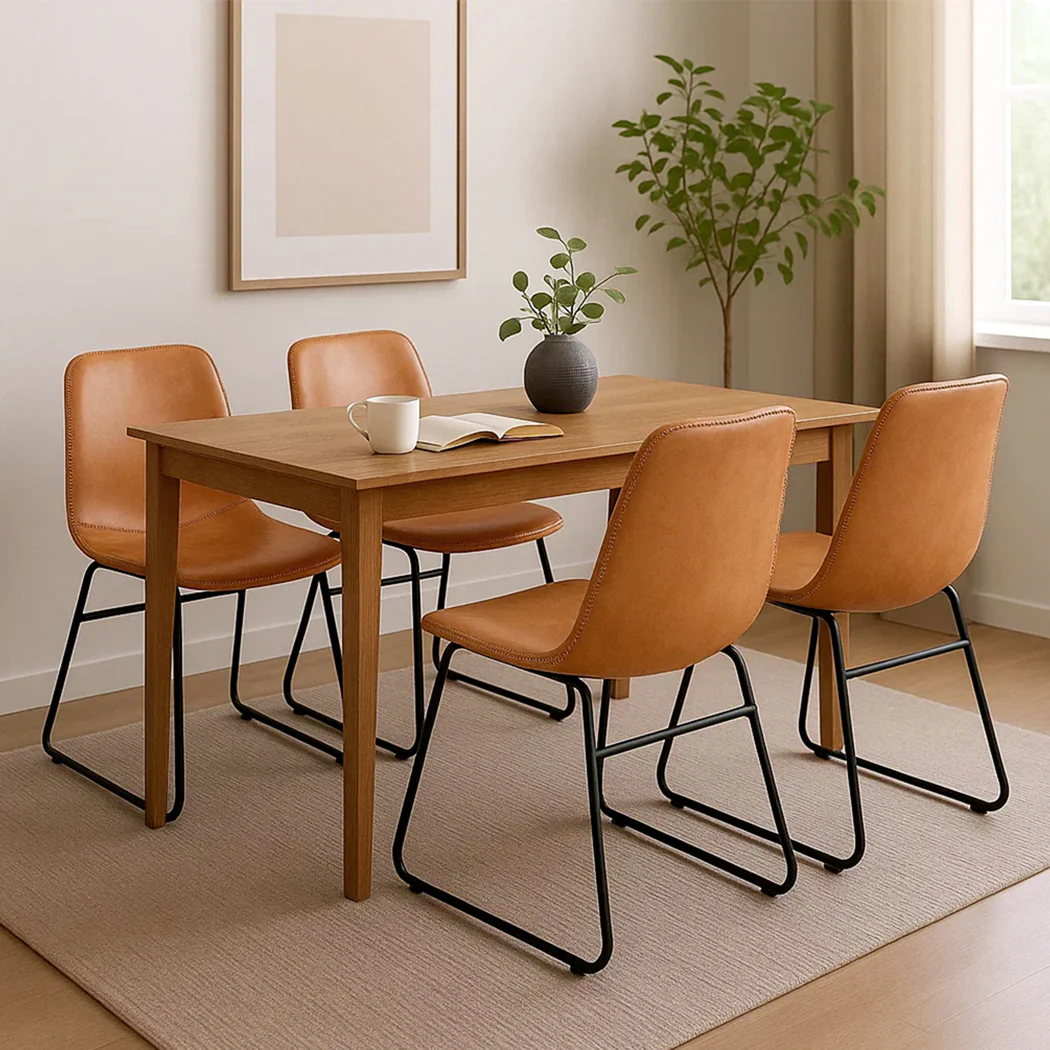 Levede 4x Dining Chairs Kitchen Table - Image 7