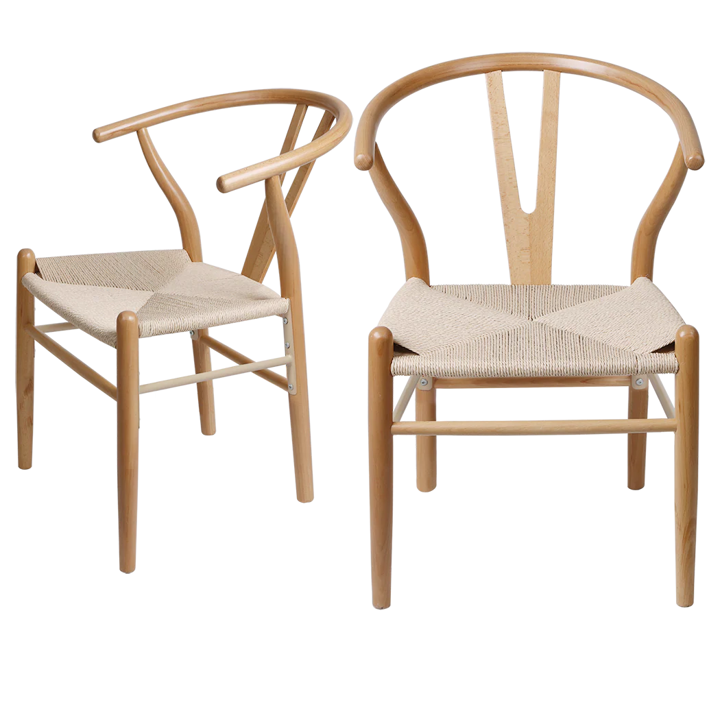 Levede 4x Dining Chairs Wooden Hans - Image 8
