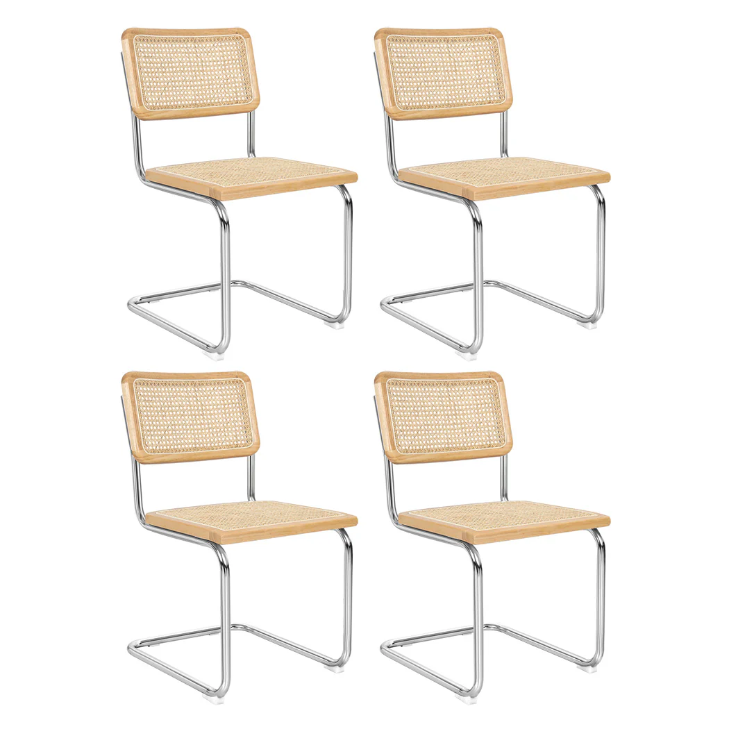 Levede 4x Rattan Chair Dining Chairs - Image 9