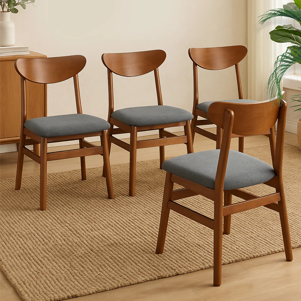 Levede 4xDining Chairs Kitchen Chair - Image 7