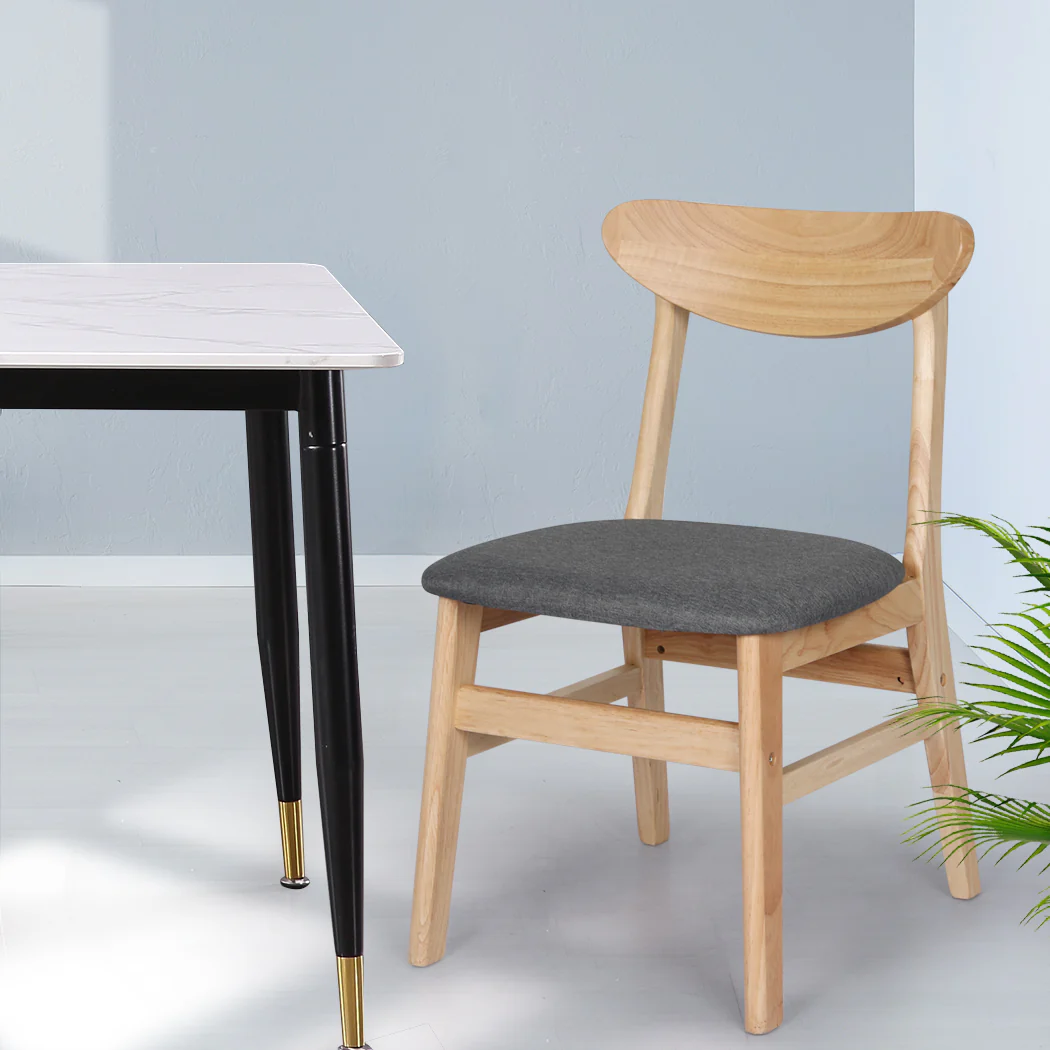 Levede 4xDining Chairs Kitchen Chair Clear 4Pack - Image 6