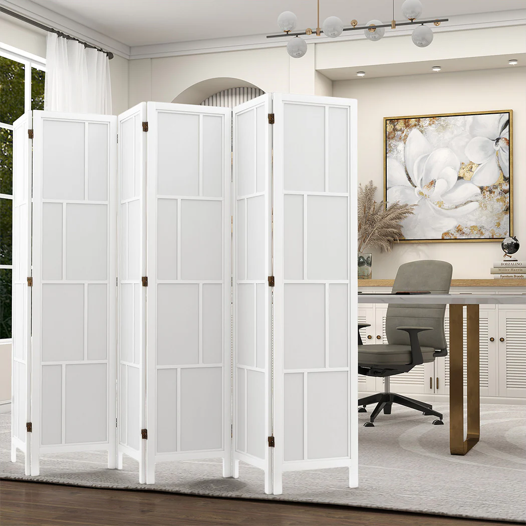 Levede 6 Panel Room Divider 170cm Freestanding Screen - Image 7