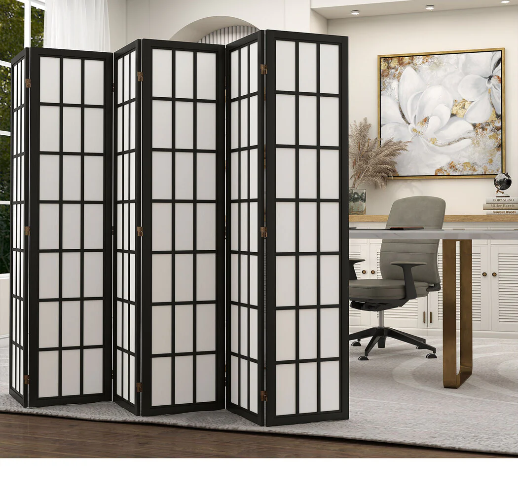 Levede 6 Panel Room Divider 170cm Freestanding Screen - Image 7