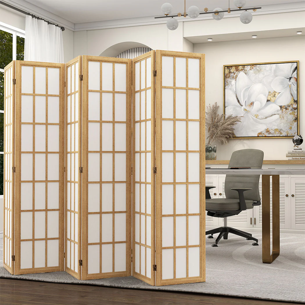 Levede 6 Panel Room Divider 170cm Freestanding Screen - Image 6