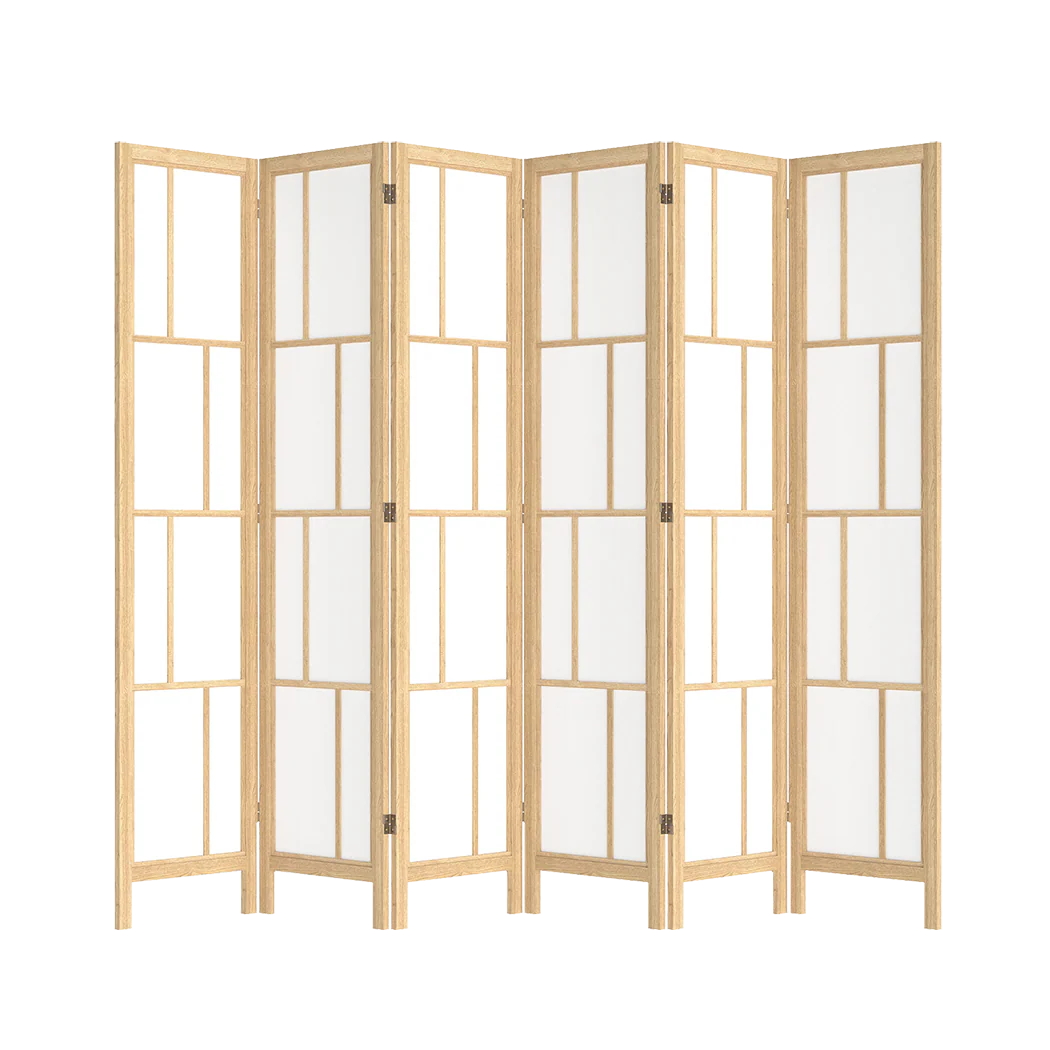 Levede 6 Panel Room Divider 170cm Freestanding Screen - Image 8