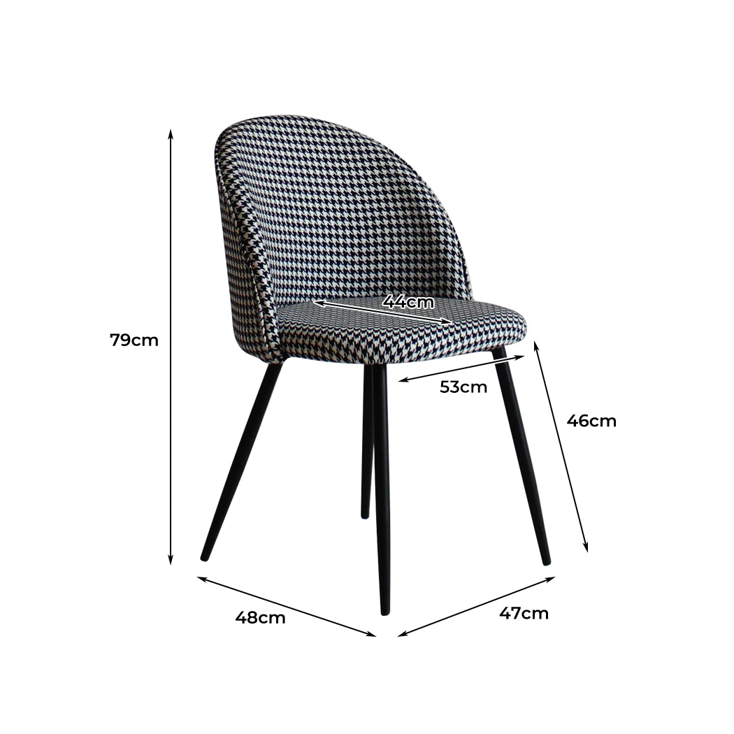 Levede 6x Dining Chairs Kitchen Cafe - Image 2