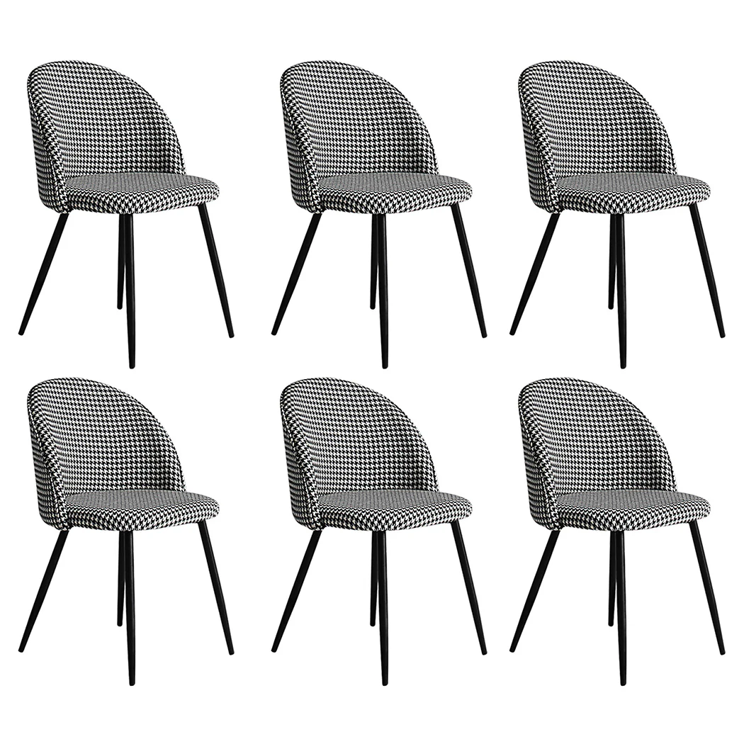 Levede 6x Dining Chairs Kitchen Cafe - Image 9