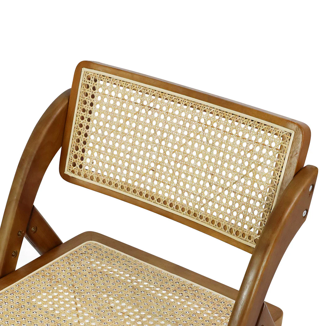 Levede 6X Foldable Rattan Dining Chairs - Image 4