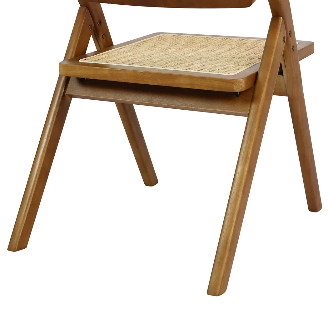 Levede 6X Foldable Rattan Dining Chairs - Image 5