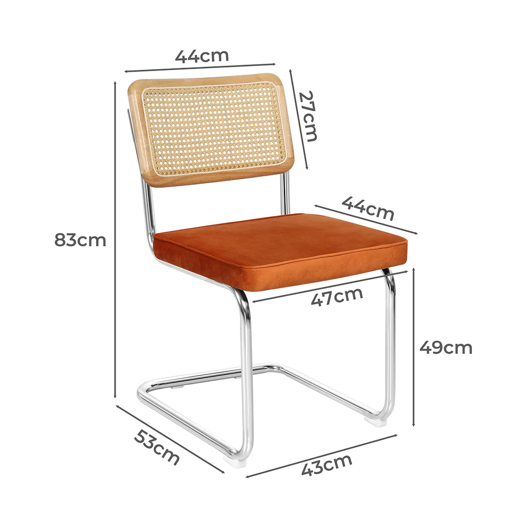 Levede 6xRattan Chair Dining Chairs - Image 2