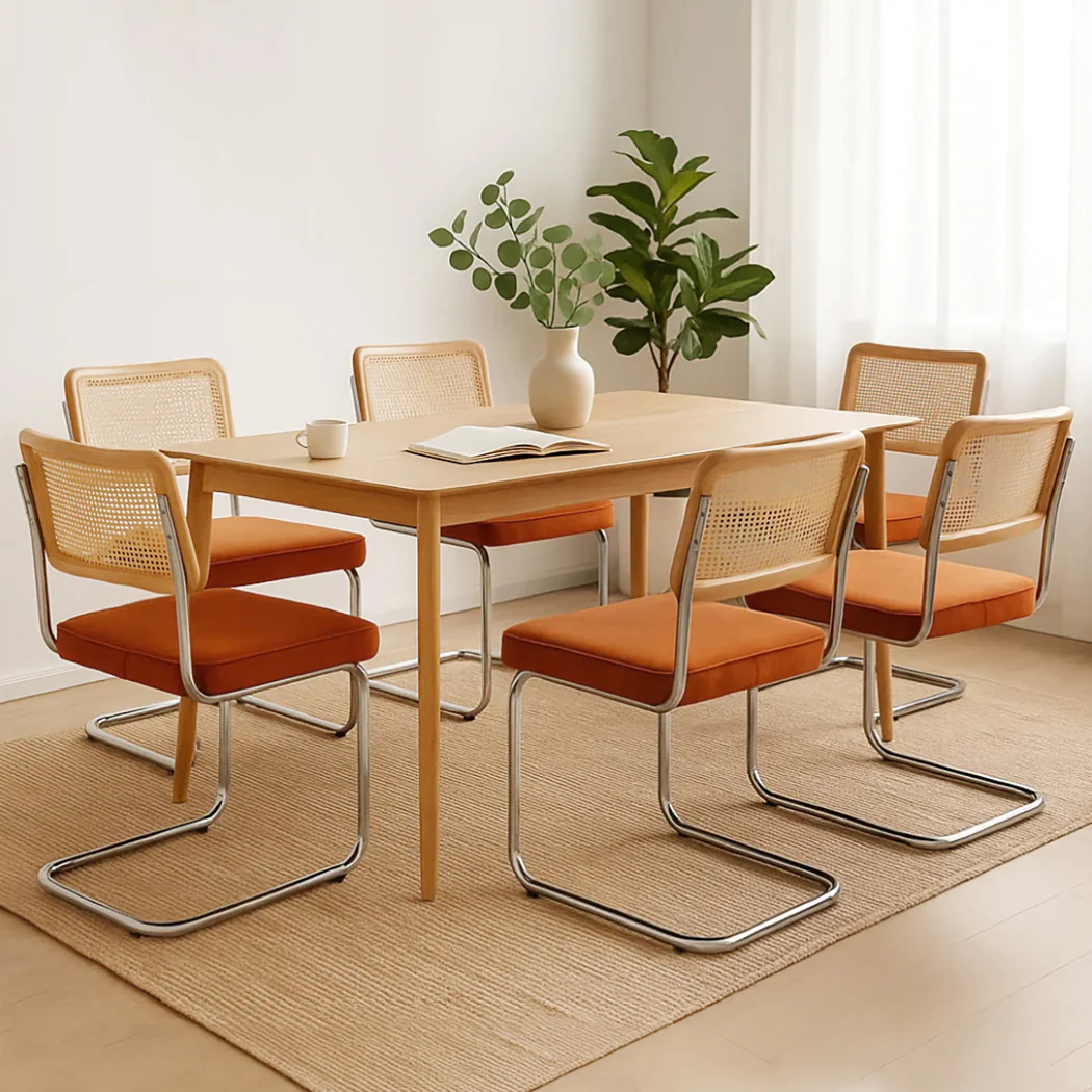 Levede 6xRattan Chair Dining Chairs - Image 7