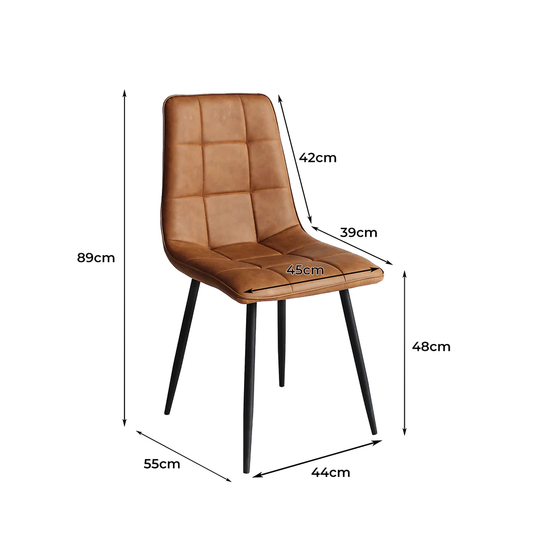 Levede 8x Dining Chairs Kitchen Chair - Image 2
