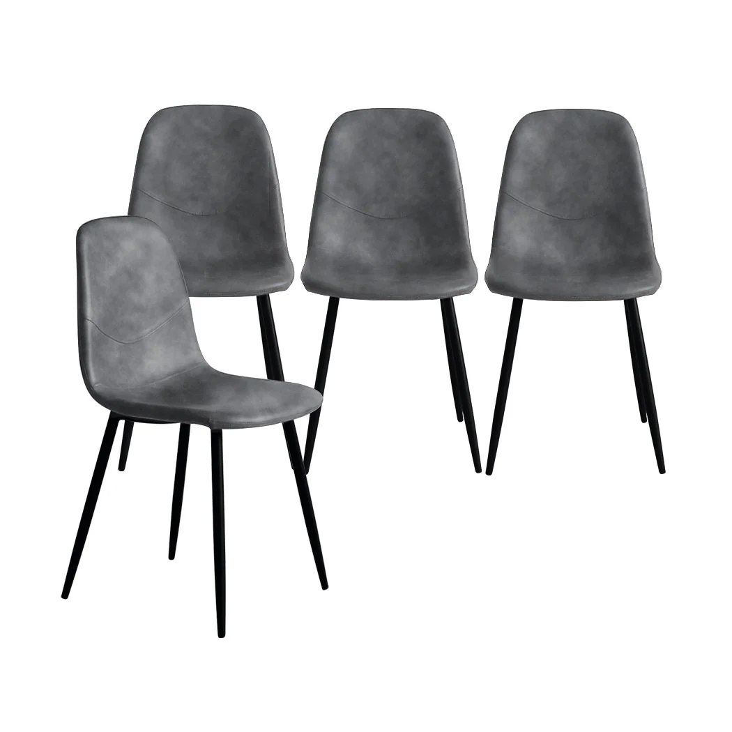 Levede 8x Dining Chairs Kitchen Eames
