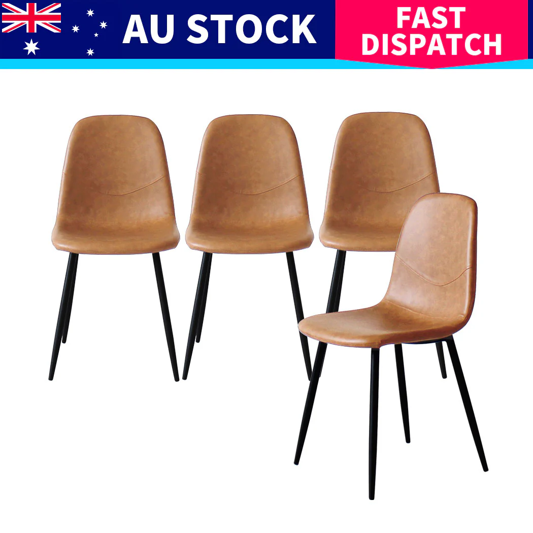 Levede 8x Dining Chairs Kitchen Eames - Image 8