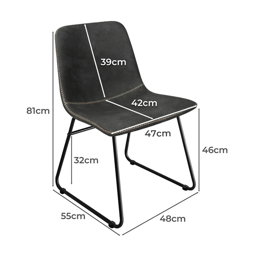 Levede 8x Dining Chairs Kitchen Table - Image 2