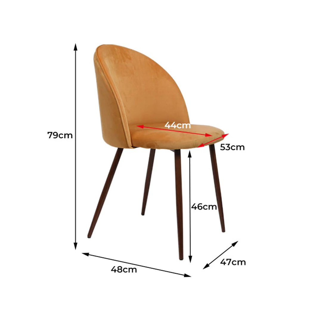 Levede 8x Dining Chairs Seat French - Image 2