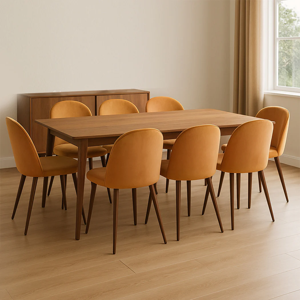Levede 8x Dining Chairs Seat French - Image 7