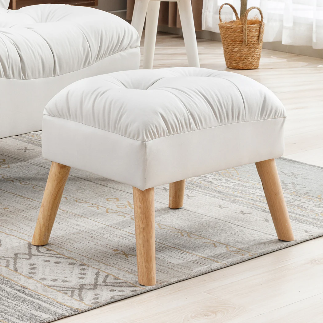 Levede Accent Ottoman Chair Footstool - Image 6