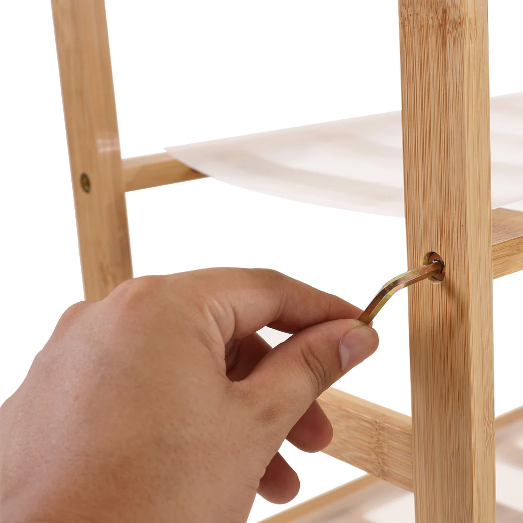 Levede Bamboo Shoe Rack Storage Wooden - Image 5
