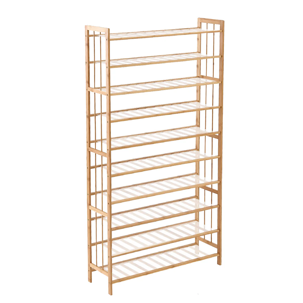 Levede Bamboo Shoe Rack Storage Wooden - Image 8