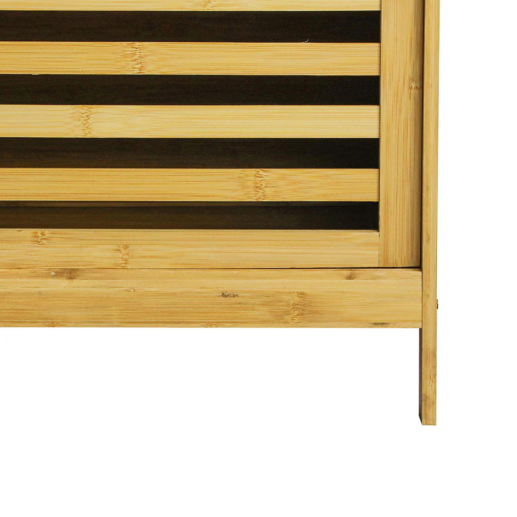 Levede Bathroom Bamboo Storage Cabinet Natural - Image 3