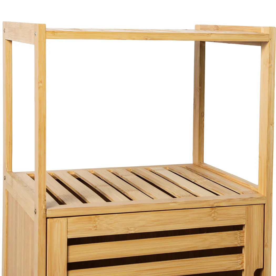 Levede Bathroom Bamboo Storage Cabinet Natural - Image 3
