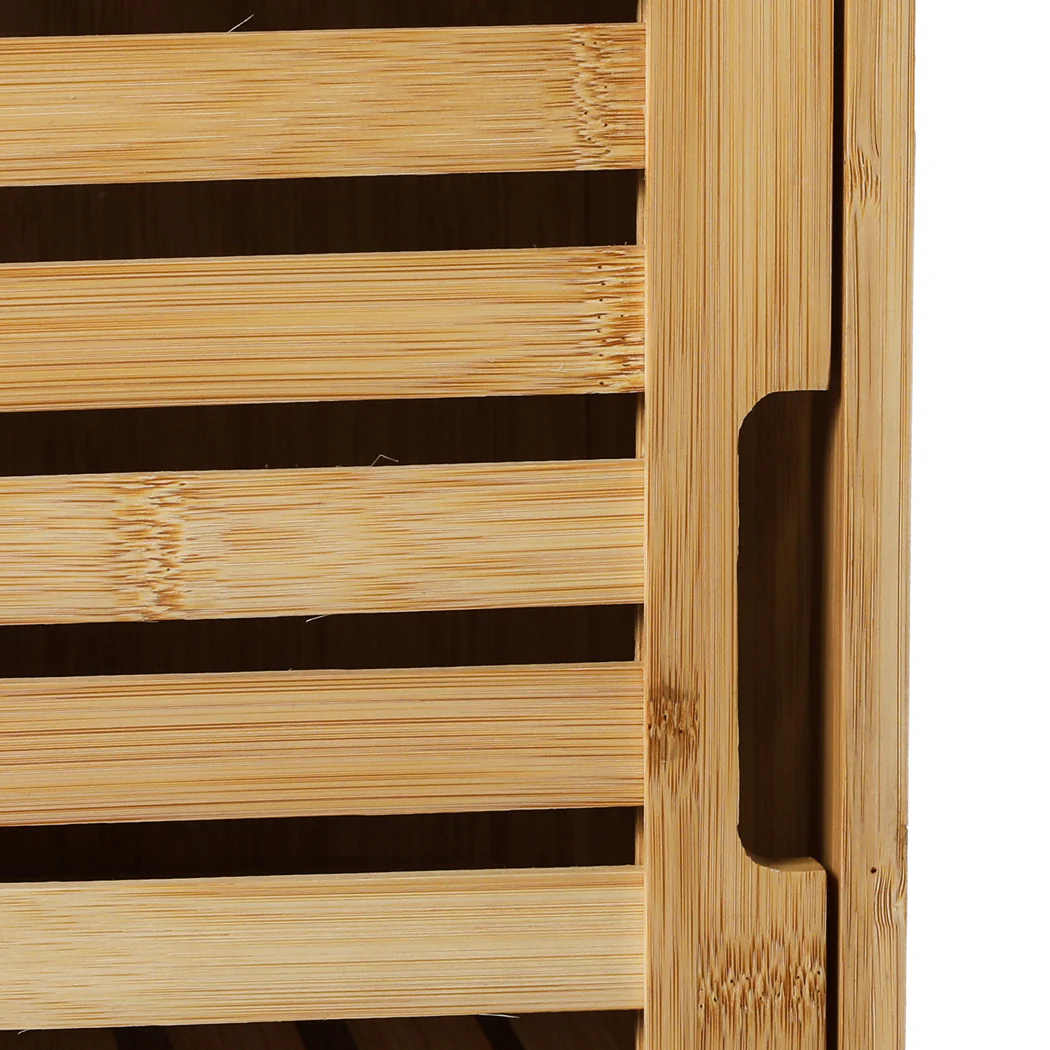 Levede Bathroom Bamboo Storage Cabinet Natural - Image 5