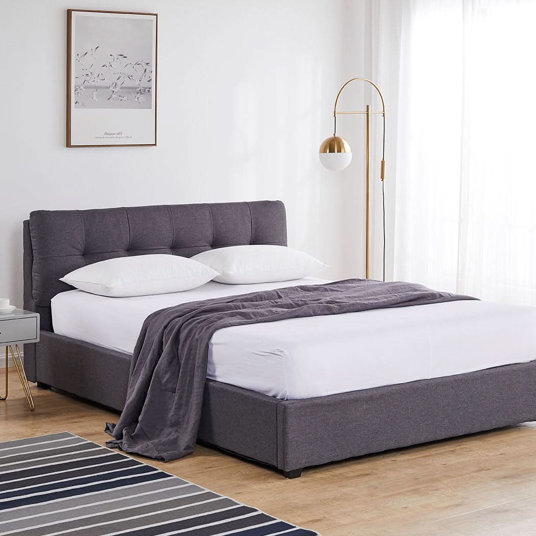 Levede Bed Frame Queen Size Gas Lift - Image 7