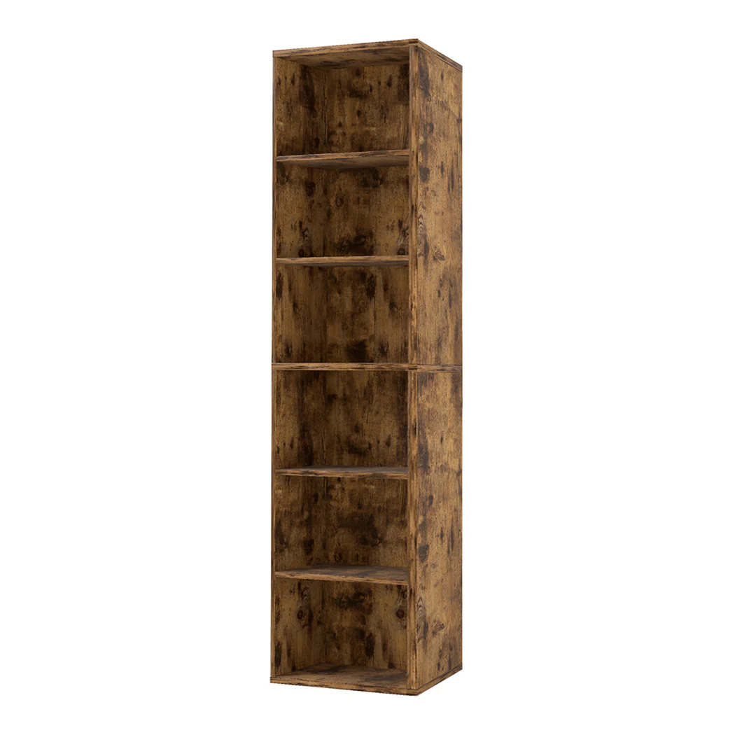 Levede BookShelf Storage Shelves 6 Tier Bookcase Display Unit Organizer Cabinet - Image 10