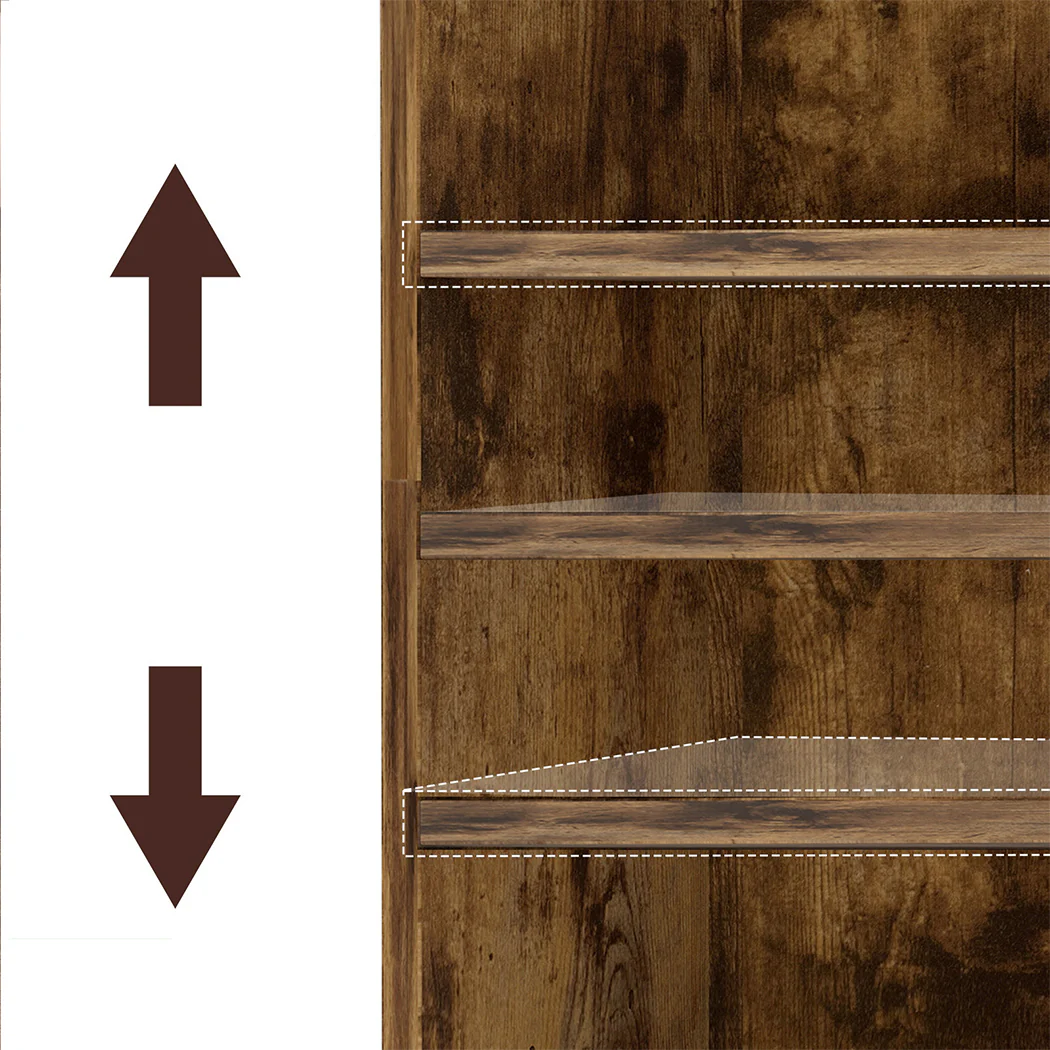 Levede BookShelf Storage Shelves 6 Tier Bookcase Display Unit Organizer Cabinet - Image 3