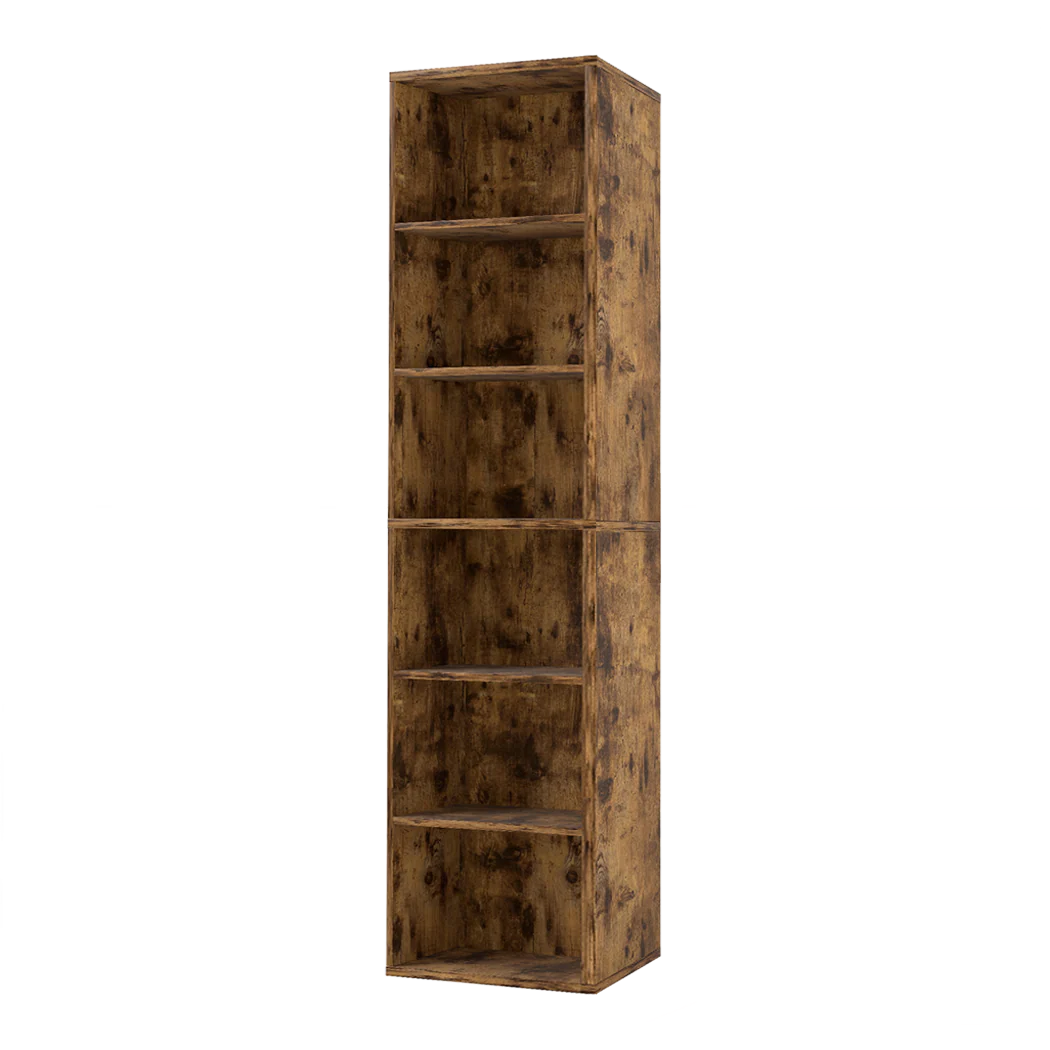 Levede BookShelf Storage Shelves 6 Tier Bookcase Display Unit Organizer Cabinet - Image 9