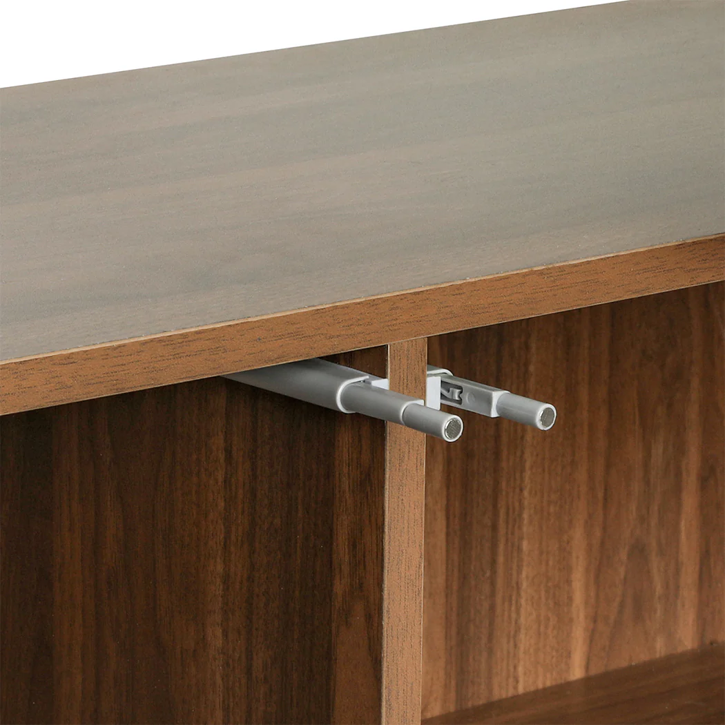 Levede Buffet Sideboard Storage Cabinet Walnut - Image 4