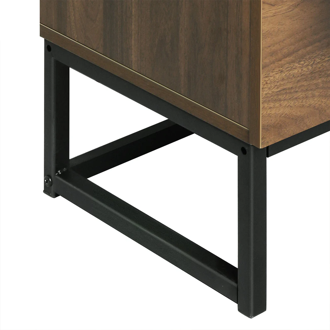 Levede Buffet Sideboard Storage Cabinet Walnut - Image 5