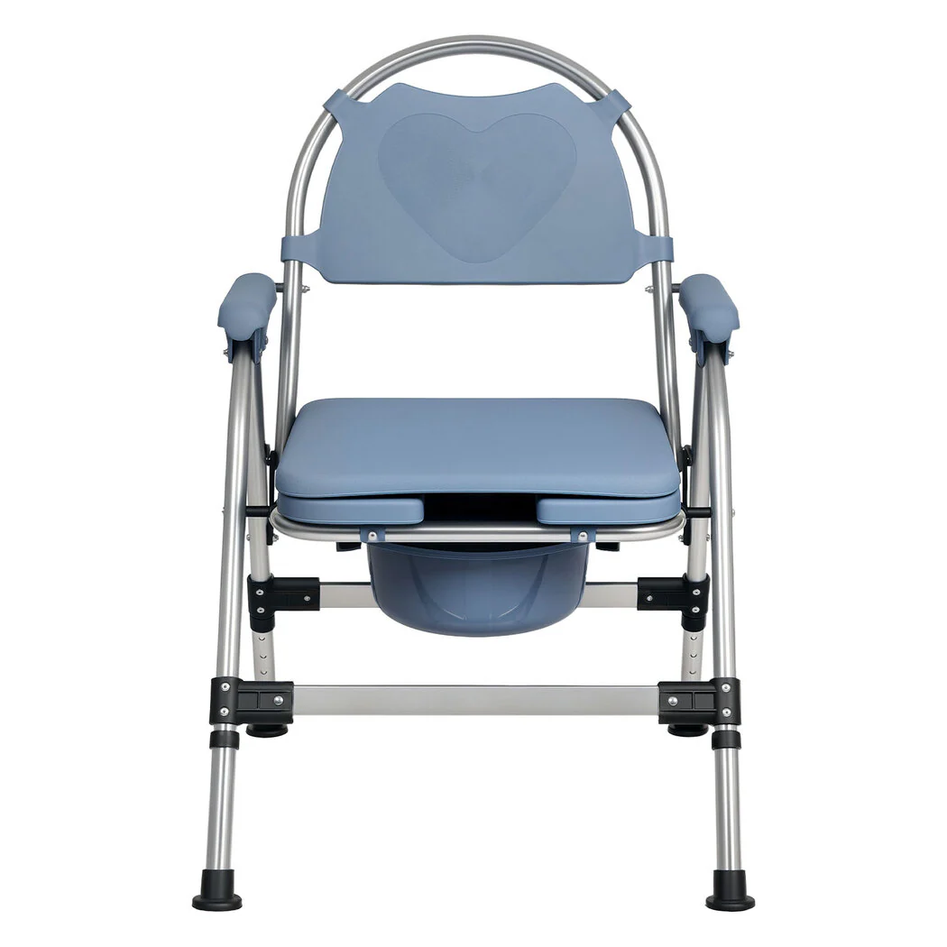 Levede Commode Chair Adjustable Bedside Seat Elderly Pregnant Disability Aid
