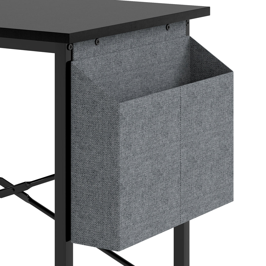 Levede Computer Desk Study Table with Storage Bag Home - Image 5