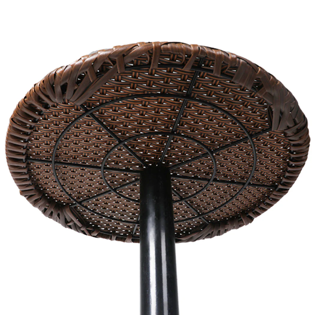 Levede Cooler Ice Bucket Table Bar Outdoor Brown - Image 3