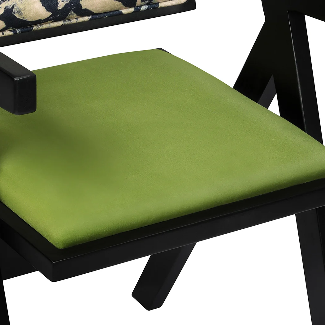 Levede Dining Chair Retro Backrest Chair x6 - Image 4